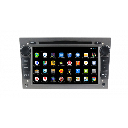 Штатная магнитола VGA для Opel Antara / Astra / Zafira / Corsa (2004-2009) с DVD 4G/LTE grey/black на Android 13.0 (VGA019XHDDVD)