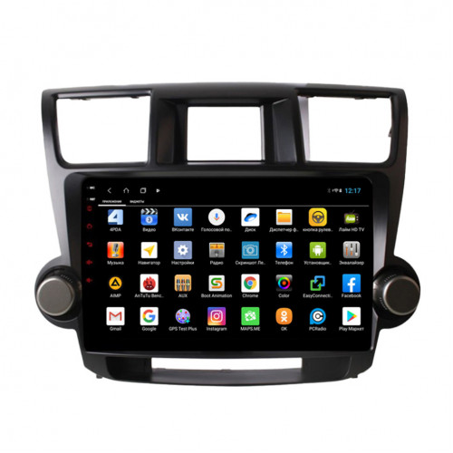 Штатная магнитола VGA для Toyota Highlander (2007-2012) на Android 13.0 (VGA035T1XHD)