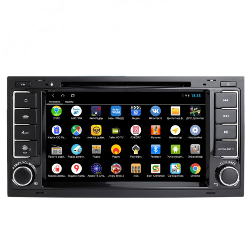 Штатная магнитола VGA с IPS матрицей с DVD для VW Touareg (2003-2012) Android 13.0 экран 1024*600 (VGA042XHDDVD7)