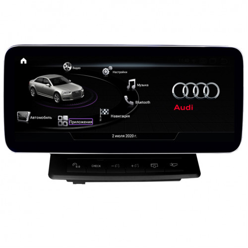 Штатная магнитола VGA для Audi A6 (2005-2009) 2G экран 10.25" разрешение 1920*720 на Android 11.0 (VGA7948QHD2G)