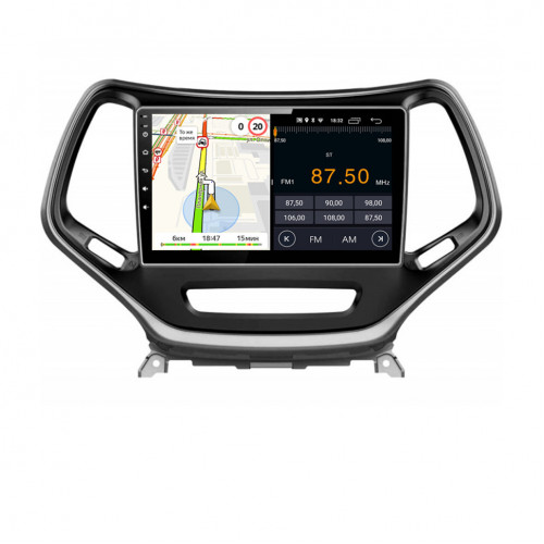 Штатная магнитола VGA для Jeep Cherokee (2013+) на Android 13.0 (VGA999FHD)