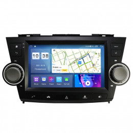 Штатная магнитола VGA для Toyota Highlander (2007-2013) (c кнопкой аварийки) на Android 13.0 (VGA035T2UHD)