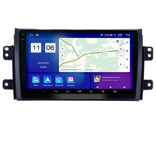 Штатная магнитола VGA для Suzuki SX-4 (2006-2014) на Android 13.0 (VGA124U2K)