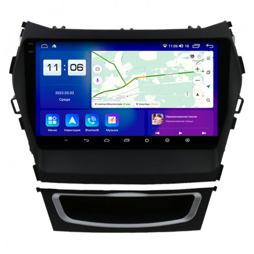 Штатная магнитола VGA для Hyundai Santa Fe 3 (2012-2018) на Android 13.0 (VGA209LUX2U2K)