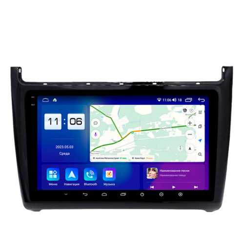 Штатная магнитола VGA для Volkswagen Polo (2009-2020) на Android 13.0 (VGA968U2K)