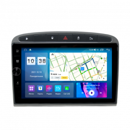 Штатная магнитола VGA для Peugeot 308 и 408 2010-2017 черная на Android 13.0 (VGA081FHDAV-B)