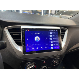 Магнитола для Hyundai Solaris 2017+ VGA (cо встроенным модулем для подключения камер 360) на Андроид 13 VGA766XHD360