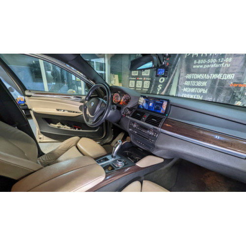 Магнитола для BMW X5/X6 серия кузов E70/E71 2010-2013 CIC с IPS матрицей 10.25"  1920*720 VGA на Андроид 13.0 VGA5225a138/128