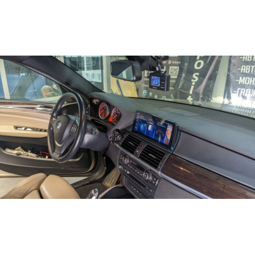 Магнитола для BMW X5/X6 серия кузов E70/E71 2010-2013 CIC с IPS матрицей 10.25"  1920*720 VGA на Андроид 13.0 VGA5225a138/128