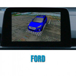 Штатная система кругового обзора автомобиля сПАРК-BDV-360-R для Ford со встроенным видеоинтерфейсом, с функцией видеорегистратора