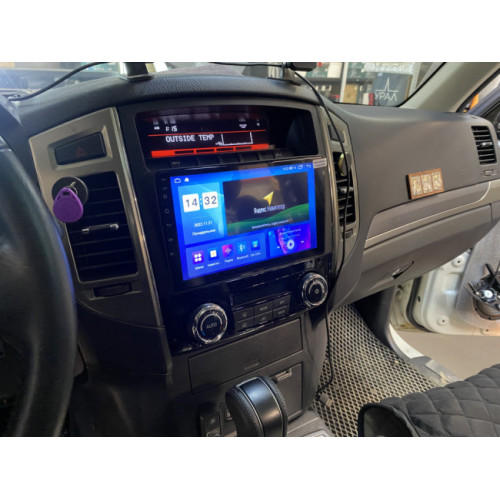 Магнитола для Mitsubishi Pajero 4 2006+ VGA (cо встроенным модулем для подключения камер 360) на Андроид 13 VGA458XHD360