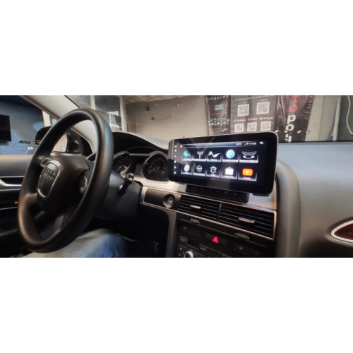 Штатная магнитола VGA для Audi A6 (2005-2009) 2G экран 10.25" разрешение 1920*720 на Android 11.0 (VGA7948)