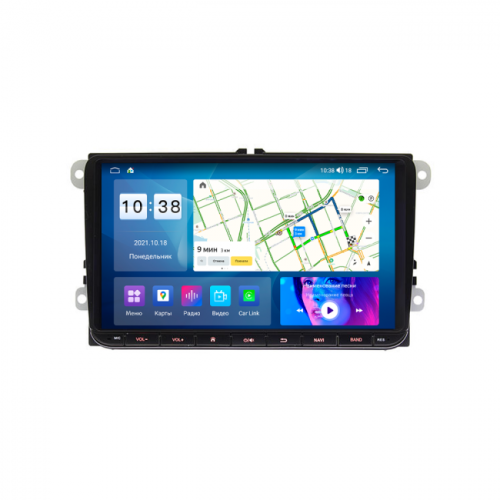 Штатная магнитола VGA для VW / Skoda / Seat экран 9" на Android 10.0 (VGA904LTX9)