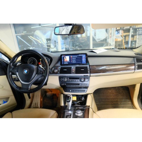 Магнитола для BMW X5/X6 серия кузов E70/E71 2007-2010 CCC с IPS матрицей 10.25"  1920*720 VGA на Андроид 11.0 VGA5215i