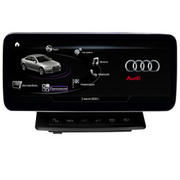 Штатная магнитола VGA для Audi A6 (2005-2009) 2G экран 10.25" разрешение 1920*720 на Android 11.0 (VGA7948QHD2G)