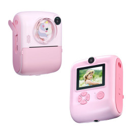 Детский Фотоаппарат моментальной печати VGA VGAPHM1Pink