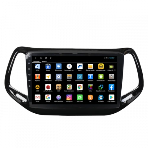 Магнитола для Jeep Compass 2017 VGA (cо встроенным модулем для подключения камер 360) на Андроид 13 VGA997XHD360