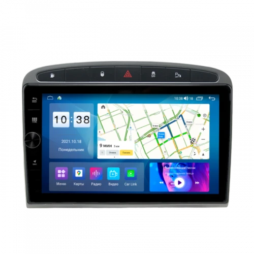Магнитола для Peugeot 308 и 408 2010-2017 серая VGA на Андроид 13.0 VGA081LHDAV-G