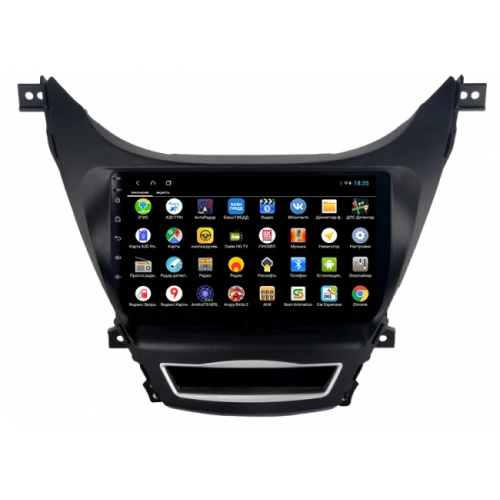 Магнитола для Hyundai Elantra 2011-2013 VGA (cо встроенным модулем для подключения камер 360) на Андроид 13 VGA360XHD360